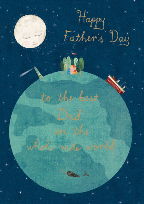 Roger la Borde Night and Day Greeting card featuring artwork by Katherine Quinn
