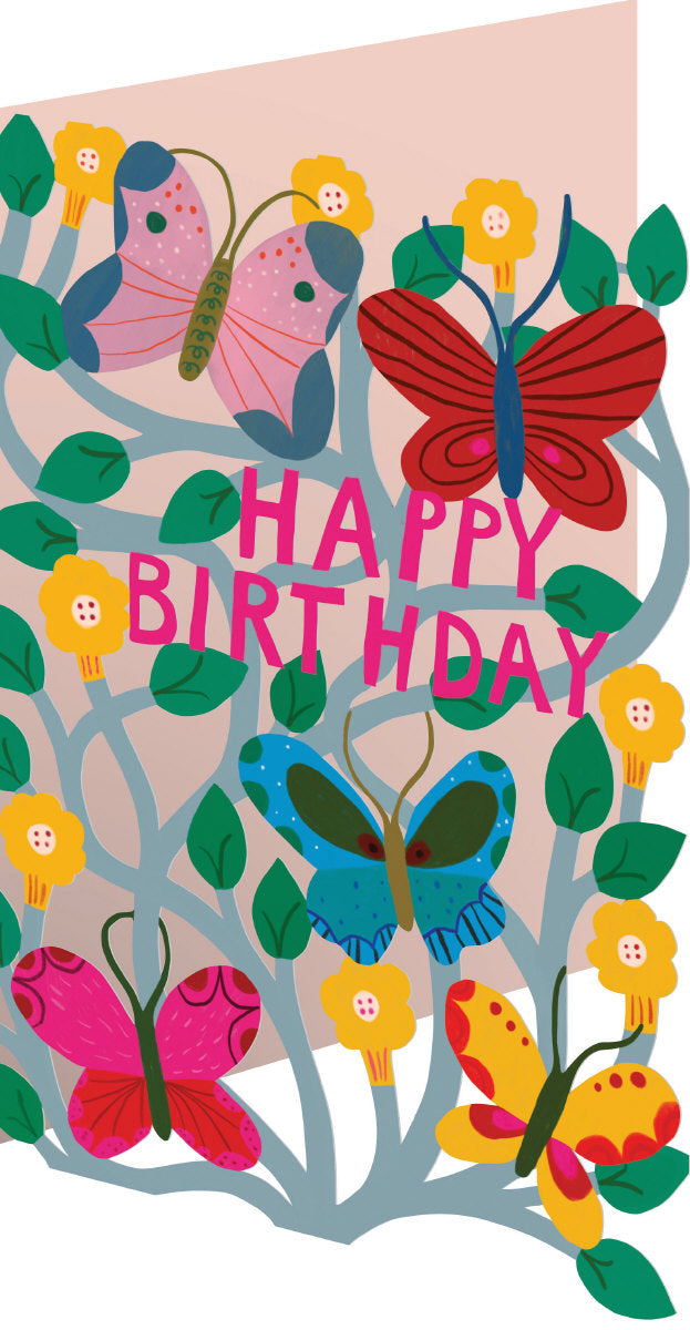 Roger la Borde Starflower Lasercut card featuring artwork by Monika Forsberg