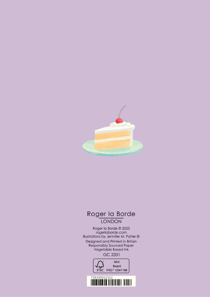 Roger la Borde Menagerie Greeting card featuring artwork by Jennifer M Potter