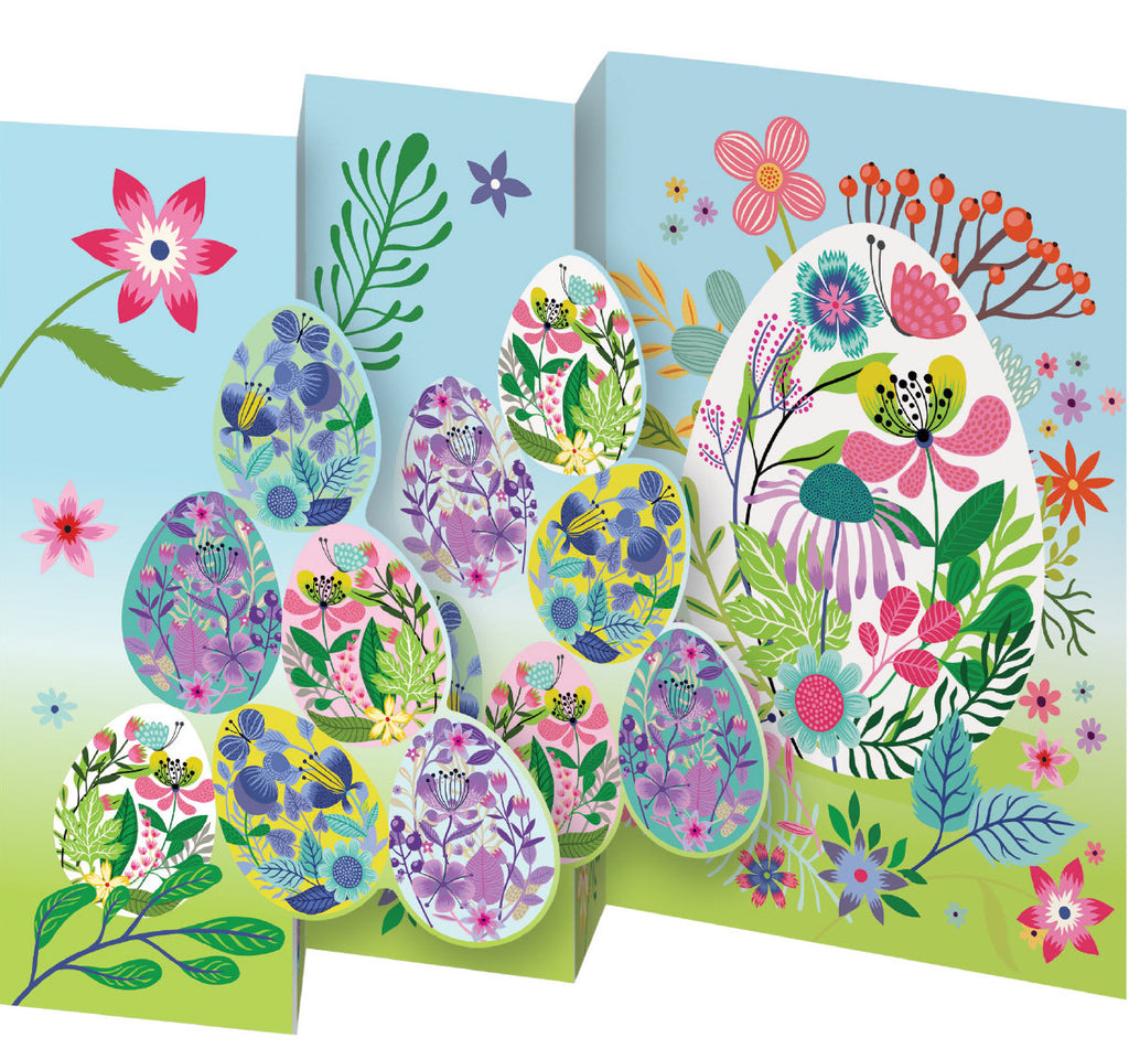 Roger la Borde Easter Petite Lasercut Cards featuring artwork by Helen Dardik