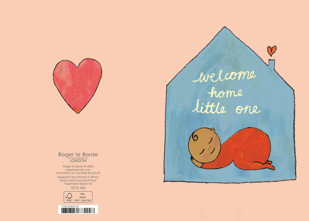 Roger la Borde Daisychain Petite Card featuring artwork by Danielle Rhoda