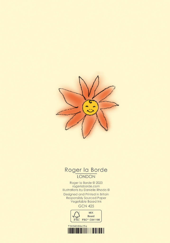Roger la Borde Daisychain Petite Card featuring artwork by Danielle Rhoda