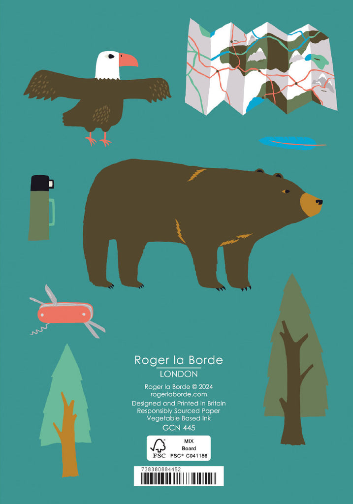 Roger la Borde Bear Mountain Petite Card featuring artwork by Roger la Borde