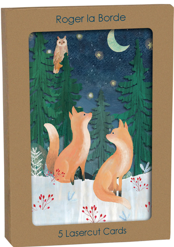 Roger la Borde Daydreamers Lasercut Christmas Card featuring artwork by Kendra Binney