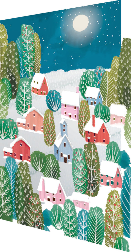 Roger la Borde Heart of the Forest  Lasercut Card Christmas featuring artwork by Jane Newland