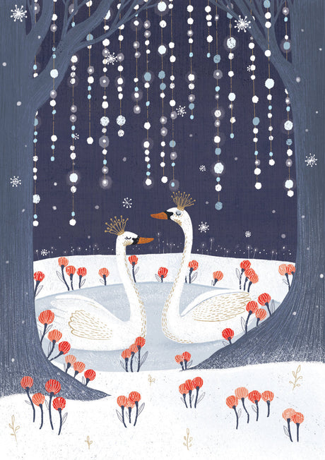 Roger la Borde Frosty Forest Standard card featuring artwork by Antoana Oreski