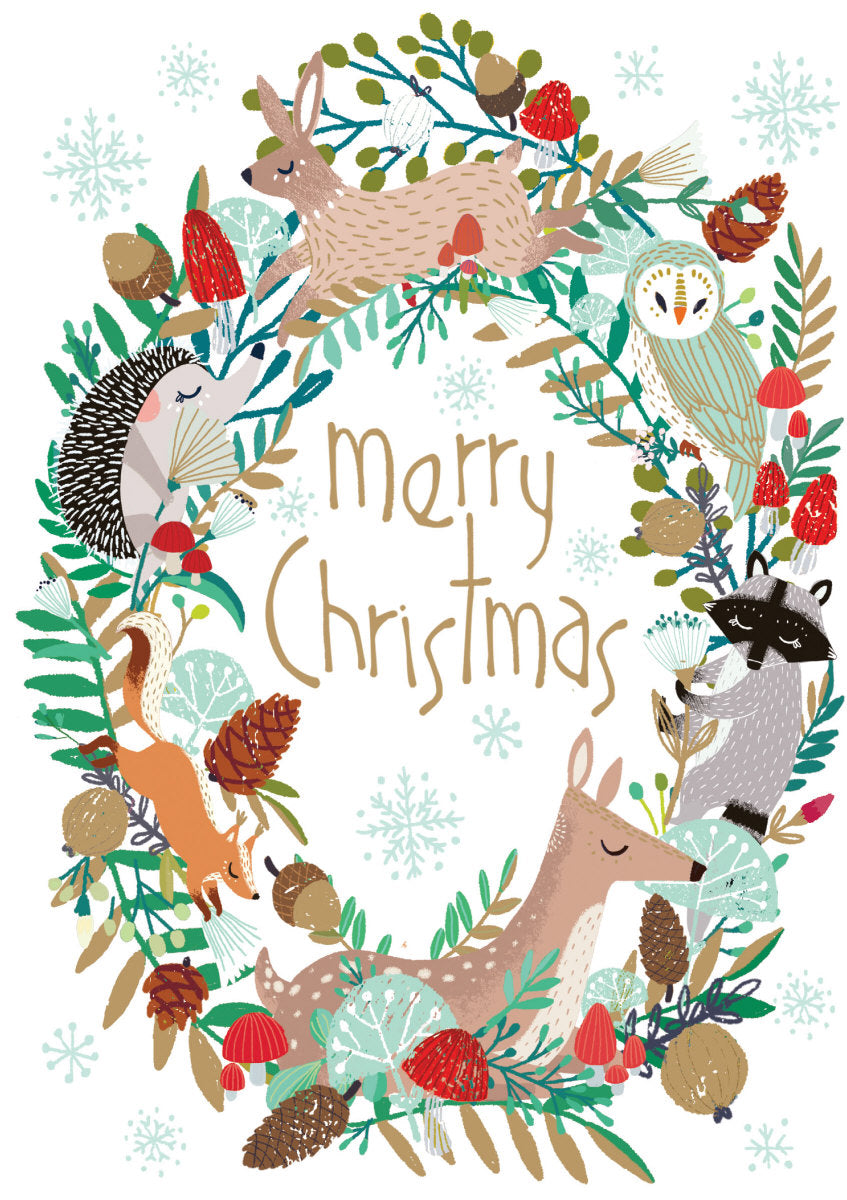 Roger la Borde Frosty Forest Standard card featuring artwork by Antoana Oreski