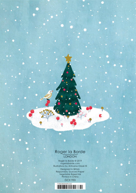 Roger la Borde Winter Garden Standard card featuring artwork by Antoana Oreski