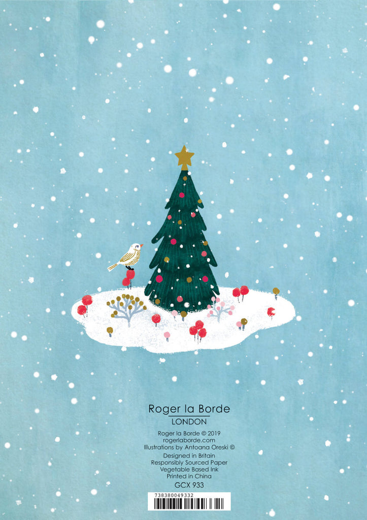 Roger la Borde Winter Garden Standard card featuring artwork by Antoana Oreski