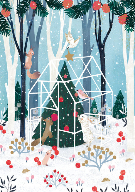 Roger la Borde Winter Garden Standard card featuring artwork by Antoana Oreski