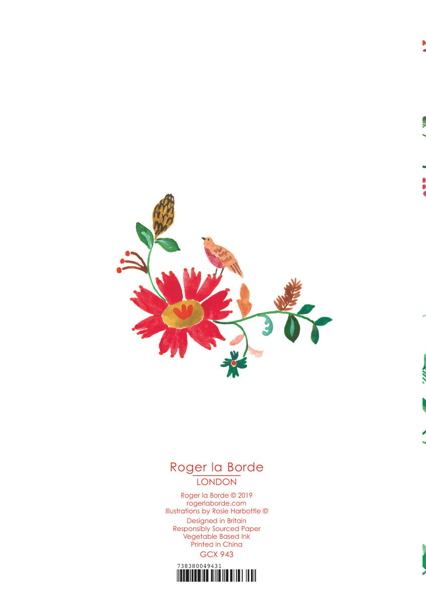 Roger la Borde Over the Rainbow Standard card featuring artwork by Rosie Harbottle