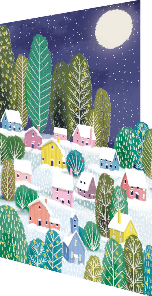 Roger la Borde Let It Snow Lasercut Card Christmas featuring artwork by Jane Newland