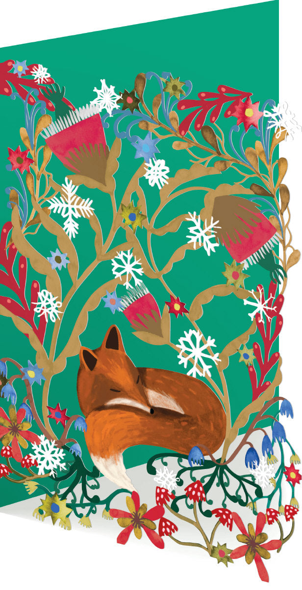 Roger la Borde Lodestar Lasercut Christmas Card featuring artwork by Katie Vernon