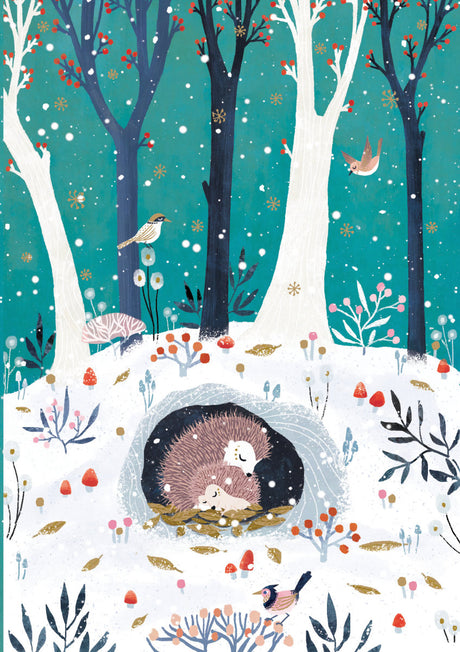 Roger la Borde Frosty Forest Standard card featuring artwork by Antoana Oreski