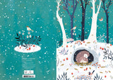 Roger la Borde Frosty Forest Standard card featuring artwork by Antoana Oreski