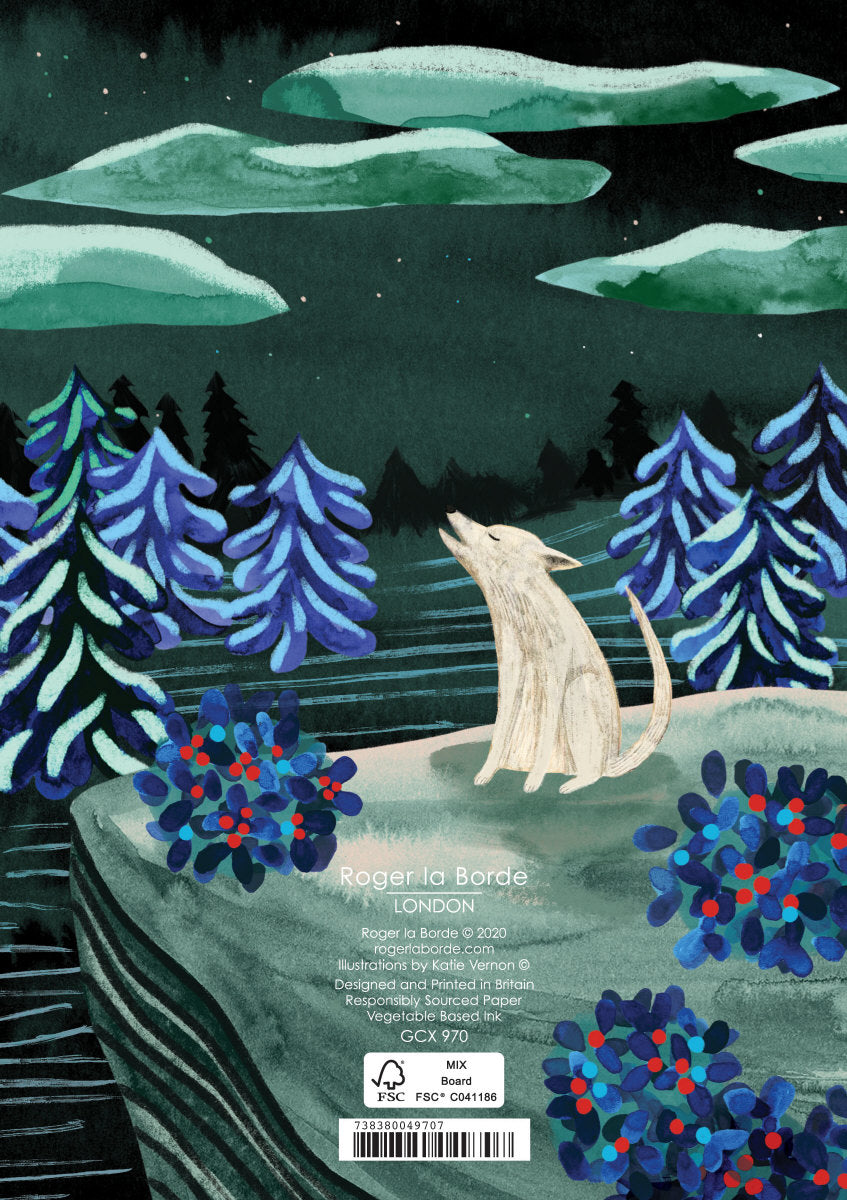 Roger la Borde By the Light of the Moon Greeting Card featuring artwork by Katie Vernon