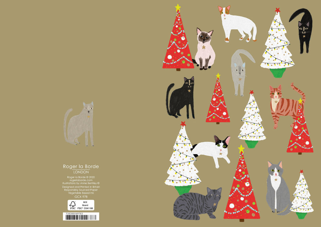 Roger la Borde Cat and Dog Palais Greeting Card featuring artwork by Anne Bentley