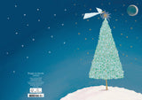 Roger la Borde Christmas Tree Standard card featuring artwork by Mary Claire Smith