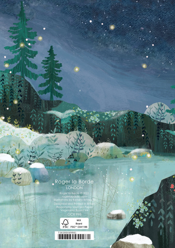 Roger la Borde Snow Leopard Greeting Card featuring artwork by Kendra Binney
