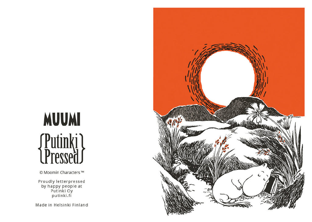 Roger la Borde Moomin Scandi Letterpress Cards featuring artwork by Tove Jansson