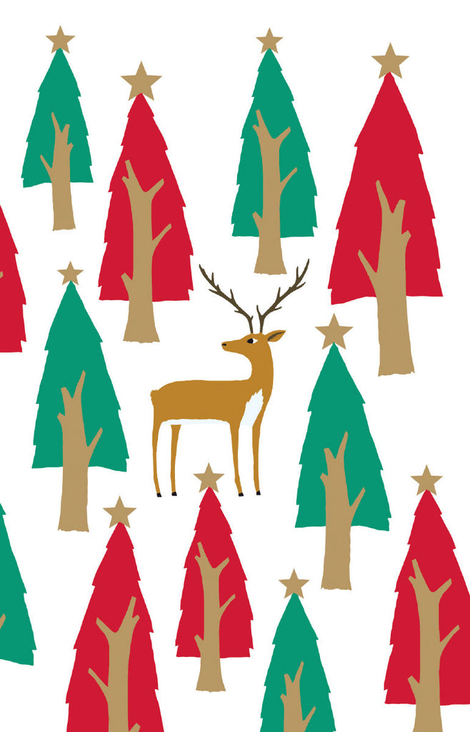 Roger la Borde Christmas Tree Notecard pack featuring artwork by Roger la Borde
