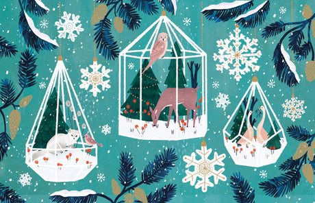 Roger la Borde Winter Garden Notecard featuring artwork by Antoana Oreski