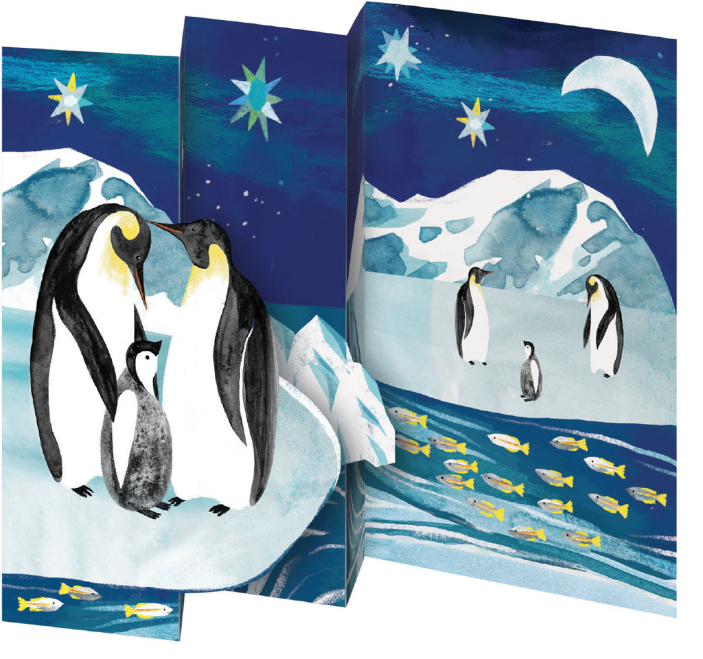 Roger la Borde By the Light of the Moon Notecard Pack (5 tri-fold cards) featuring artwork by Katie Vernon