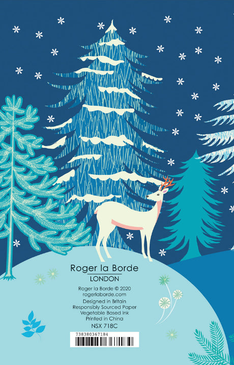 Roger la Borde Christmas Tree Notecard featuring artwork by Roger la Borde