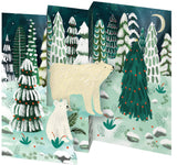 Roger la Borde Northern Lights Tri-fold Card Pack featuring artwork by Katie Vernon