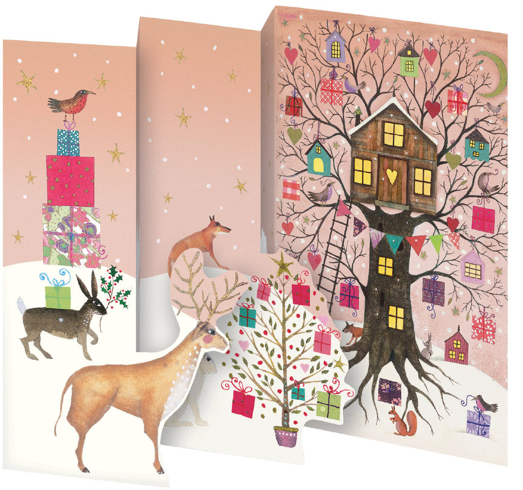 Roger la Borde Iconic Tri-fold Notecard Pack featuring artwork by Jane Ray
