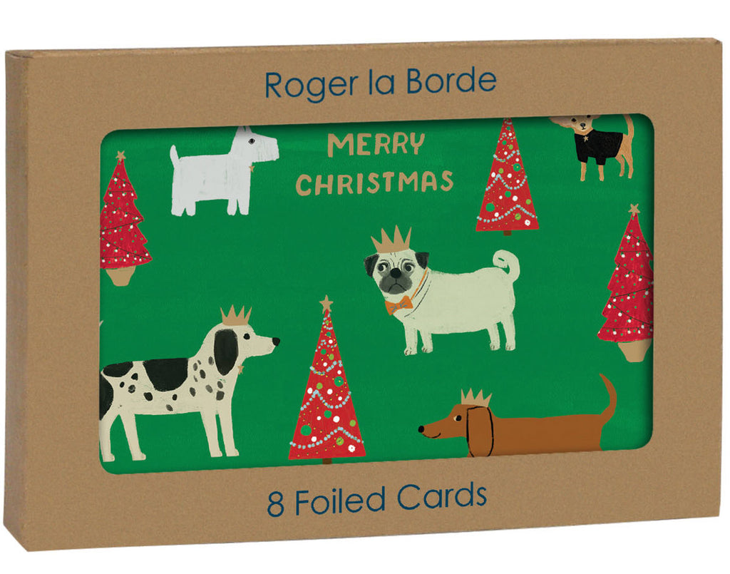 Roger la Borde Cat and Dog Palais Gold Foil Ccard Pack featuring artwork by Anne Bentley
