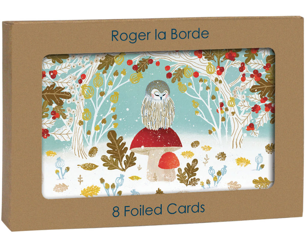 Roger la Borde Wild Wood Hideaway Gold Foil Ccard Pack featuring artwork by Antoana Oreski