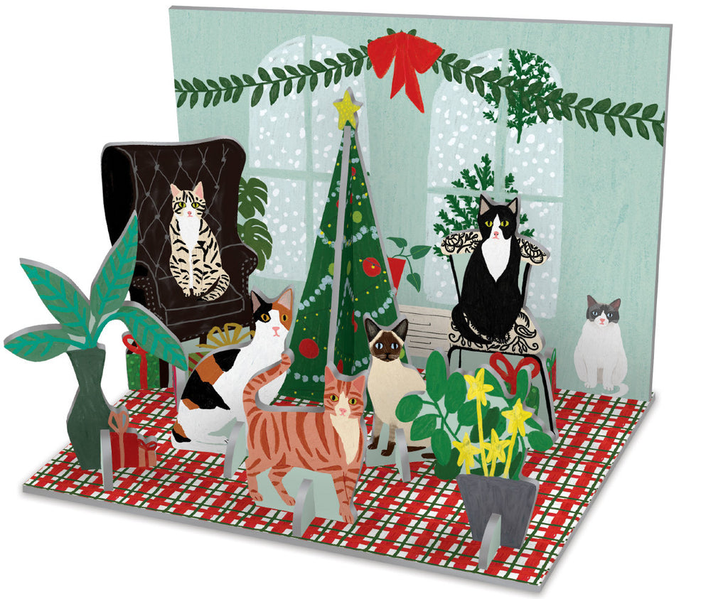Roger la Borde Cat and Dog Palais Pop & Slot featuring artwork by Anne Bentley