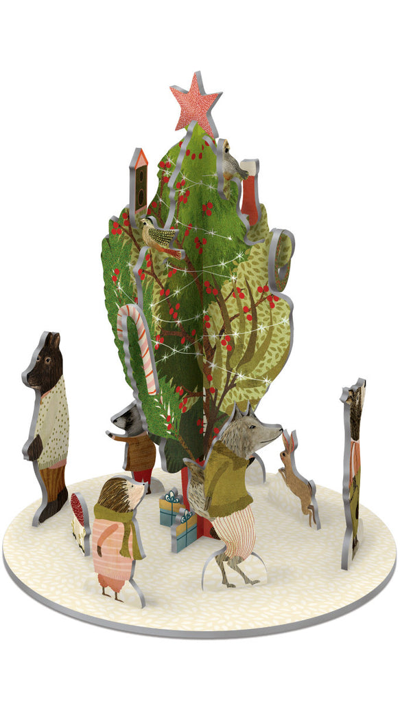 Roger la Borde Christmas Procession Pop & Slot 3D Scene featuring artwork by Katherine Quinn