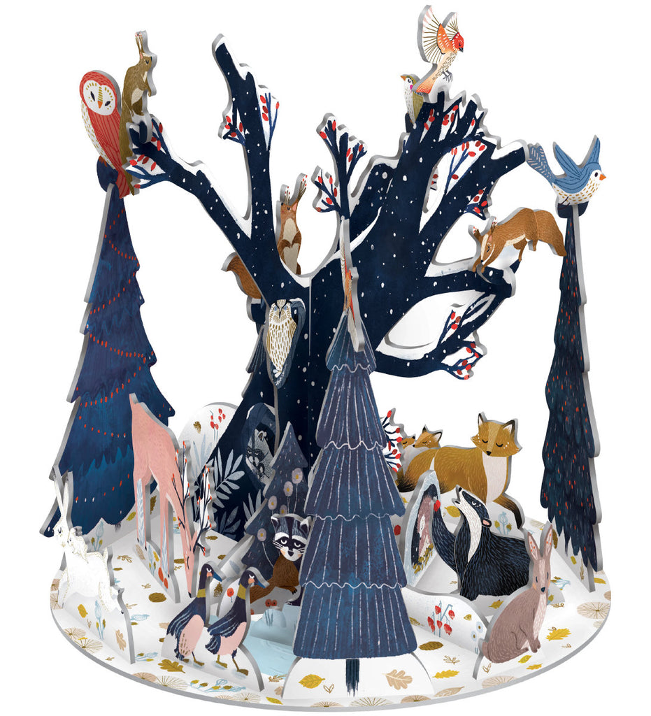 Roger la Borde Hollow Tree Hideaway AC Pop & Slot Advent Large featuring artwork by Antoana Oreski