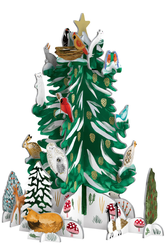 Roger la Borde Conifer Pop & Slot Advent featuring artwork by Katie Vernon