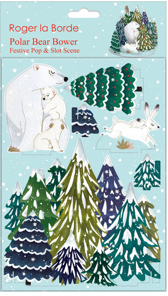 Roger la Borde Polar Bear Bower Pop & Slot featuring artwork by Antoana Oreski