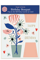 Roger la Borde Little House Pop & Slot Card featuring artwork by Emily Isabella