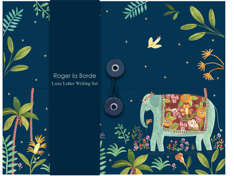 Roger la Borde Over the Rainbow Writing paper set featuring artwork by Rosie Harbottle