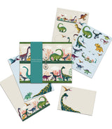 Roger la Borde Dino Mighty Writing paper set featuring artwork by Katherine Quinn