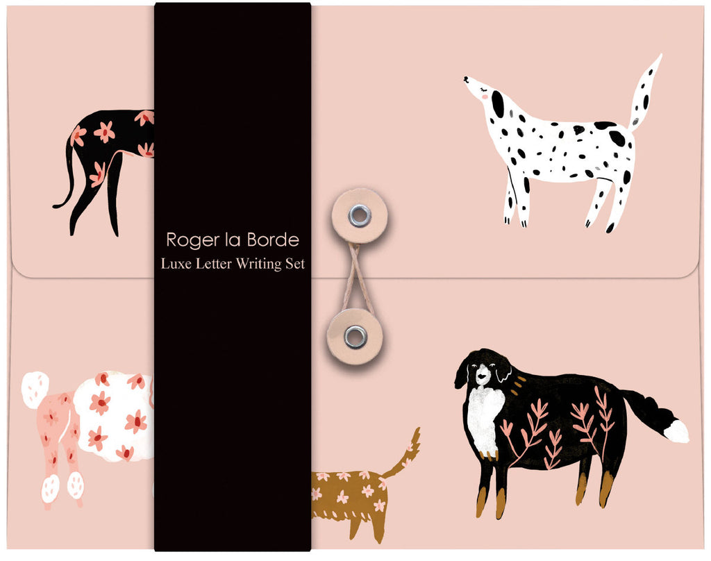 Roger la Borde Cinnamon and Ginger Writing paper set featuring artwork by Holly Jolley