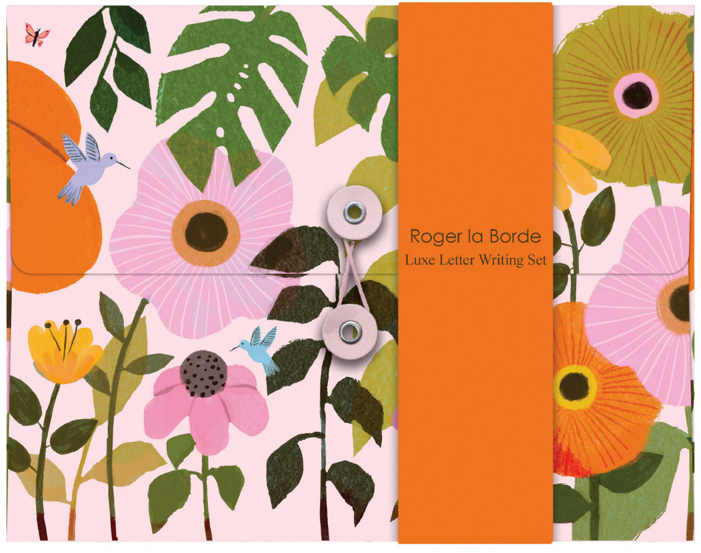 Roger la Borde Sunday Morning Writing paper set featuring artwork by Aura Lewis